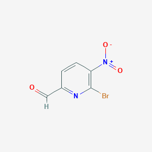 6-Bromo-5-nitropicolinaldehyde