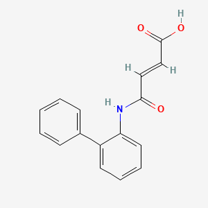 (2E)-4-(biphenyl-2-ylamino)-4-oxobut-2-enoic acid