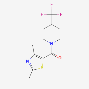 (2,4-Dimethyl-1,3-thiazol-5-yl)-[4-(trifluoromethyl)piperidin-1-yl]methanone