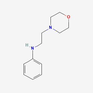 molecular formula C12H18N2O B2850089 N-[2-(morpholin-4-yl)ethyl]aniline CAS No. 2038-04-2
