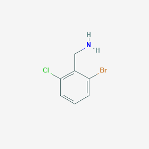 molecular formula C7H7BrClN B2850090 (2-Bromo-6-chlorophenyl)methanamine CAS No. 1261471-96-8