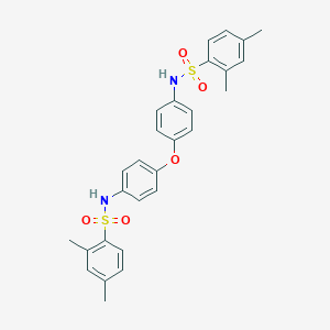 N-[4-(4-{[(2,4-dimethylphenyl)sulfonyl]amino}phenoxy)phenyl]-2,4-dimethylbenzenesulfonamide