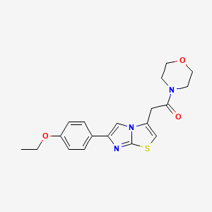 2-(6-(4-Ethoxyphenyl)imidazo[2,1-b]thiazol-3-yl)-1-morpholinoethanone