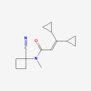 N-(1-cyanocyclobutyl)-3,3-dicyclopropyl-N-methylprop-2-enamide