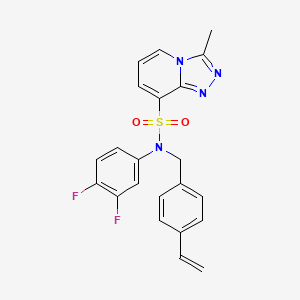 N-methyl-1-(4-{[(4-methylphenyl)sulfonyl]amino}benzoyl)piperidine-4-carboxamide