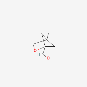 molecular formula C7H10O2 B2850141 4-Methyl-2-oxabicyclo[2.1.1]hexane-1-carbaldehyde CAS No. 2167773-14-8