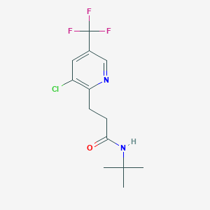 N-tert-butyl-3-[3-chloro-5-(trifluoromethyl)pyridin-2-yl]propanamide