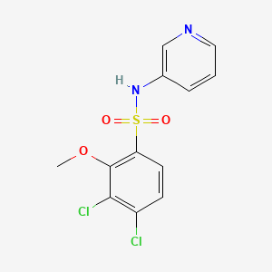 3,4-dichloro-2-methoxy-N-pyridin-3-ylbenzenesulfonamide