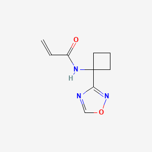 N-[1-(1,2,4-Oxadiazol-3-yl)cyclobutyl]prop-2-enamide