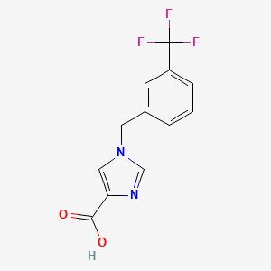 1-[3-(Trifluoromethyl)benzyl]-1H-imidazole-4-carboxylic acid