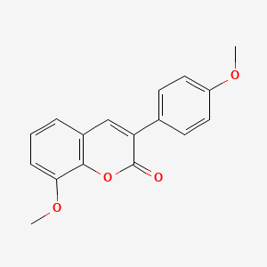 8-methoxy-3-(4-methoxyphenyl)-2H-chromen-2-one