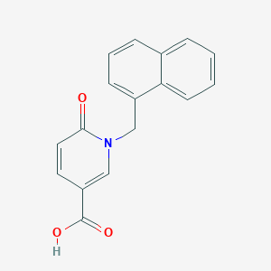 1-Naphthalen-1-ylmethyl-6-oxo-1,6-dihydro-pyridine-3-carboxylic acid