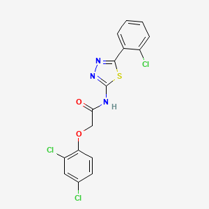 N-(5-(2-chlorophenyl)-1,3,4-thiadiazol-2-yl)-2-(2,4-dichlorophenoxy)acetamide