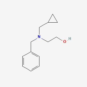 molecular formula C13H19NO B2850274 2-[Benzyl(cyclopropylmethyl)amino]ethanol CAS No. 1249321-20-7; 42779-56-6