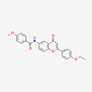 N-[2-(4-ethoxyphenyl)-4-oxo-4H-chromen-6-yl]-4-methoxybenzamide
