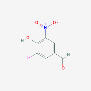 4-Hydroxy-3-iodo-5-nitrobenzaldehyde