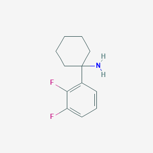 molecular formula C12H15F2N B2850362 1-(2,3-二氟苯基)环己胺 CAS No. 1343723-20-5