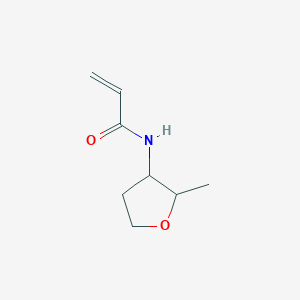 molecular formula C8H13NO2 B2850375 N-(2-methyloxolan-3-yl)prop-2-enamide CAS No. 1548185-95-0