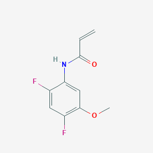 molecular formula C10H9F2NO2 B2850407 N-(2,4-Difluoro-5-methoxyphenyl)prop-2-enamide CAS No. 2396580-56-4