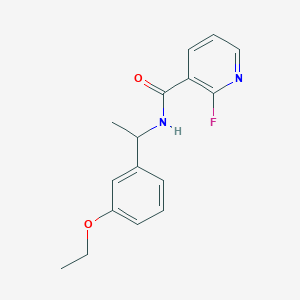 N-[1-(3-ethoxyphenyl)ethyl]-2-fluoropyridine-3-carboxamide