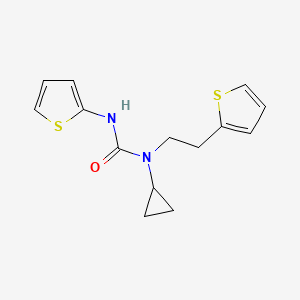 1-Cyclopropyl-3-(thiophen-2-yl)-1-(2-(thiophen-2-yl)ethyl)urea