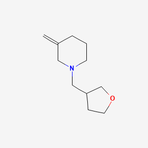 molecular formula C11H19NO B2850455 3-Methylene-1-((tetrahydrofuran-3-yl)methyl)piperidine CAS No. 2034351-83-0
