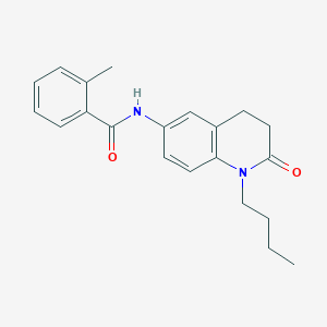 N-(1-butyl-2-oxo-1,2,3,4-tetrahydroquinolin-6-yl)-2-methylbenzamide