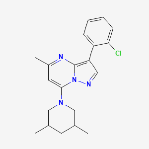 3-(2-Chlorophenyl)-7-(3,5-dimethylpiperidin-1-yl)-5-methylpyrazolo[1,5-a]pyrimidine