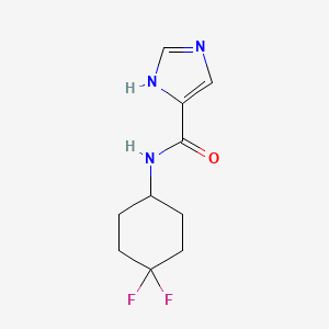 N-(4,4-difluorocyclohexyl)-1H-imidazole-5-carboxamide