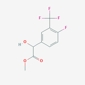 Methyl 2-[4-fluoro-3-(trifluoromethyl)phenyl]-2-hydroxyacetate
