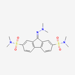9-(dimethylhydrazinylidene)-2-N,2-N,7-N,7-N-tetramethylfluorene-2,7-disulfonamide