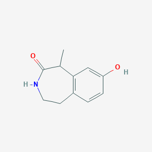 molecular formula C11H13NO2 B2850556 7-Hydroxy-5-methyl-1,2,3,5-tetrahydro-3-benzazepin-4-one CAS No. 851544-56-4