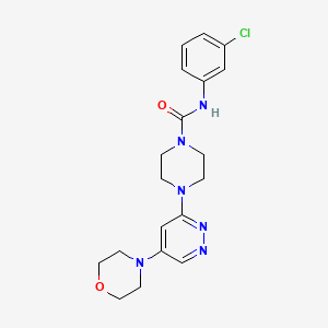 N-(3-chlorophenyl)-4-(5-morpholinopyridazin-3-yl)piperazine-1-carboxamide