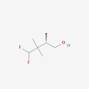 (2S)-4,4-Difluoro-2,3,3-trimethylbutan-1-ol