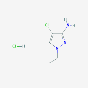 4-chloro-1-ethyl-1H-pyrazol-3-amine hydrochloride