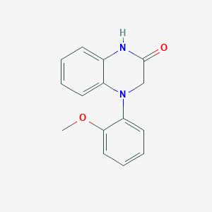 molecular formula C15H14N2O2 B2850657 4-(2-甲氧基苯基)-1,3-二氢喹喔啉-2-酮 CAS No. 1892808-13-7