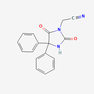 2-(2,5-Dioxo-4,4-diphenylimidazolidin-1-yl)acetonitrile