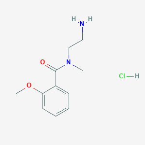 N-(2-Aminoethyl)-2-methoxy-N-methylbenzamide;hydrochloride