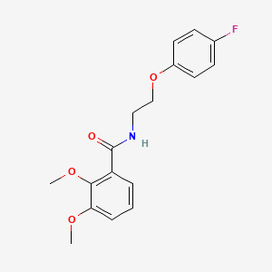 molecular formula C17H18FNO4 B2850703 N-(2-(4-fluorophenoxy)ethyl)-2,3-dimethoxybenzamide CAS No. 1105209-71-9