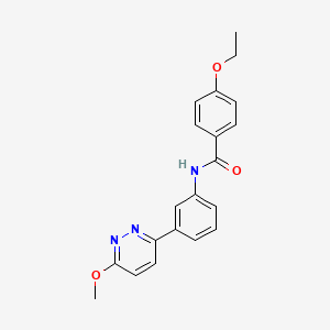 4-ethoxy-N-(3-(6-methoxypyridazin-3-yl)phenyl)benzamide