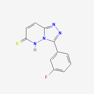 3-(3-Fluorophenyl)-[1,2,4]triazolo[4,3-b]pyridazine-6-thiol