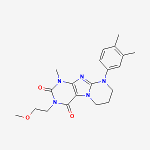 9-(3,4-dimethylphenyl)-3-(2-methoxyethyl)-1-methyl-7,8-dihydro-6H-purino[7,8-a]pyrimidine-2,4-dione