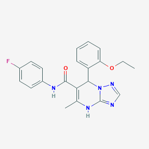 7-(2-ethoxyphenyl)-N-(4-fluorophenyl)-5-methyl-4,7-dihydro[1,2,4]triazolo[1,5-a]pyrimidine-6-carboxamide