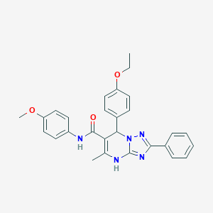 7-(4-ethoxyphenyl)-N-(4-methoxyphenyl)-5-methyl-2-phenyl-4,7-dihydro[1,2,4]triazolo[1,5-a]pyrimidine-6-carboxamide