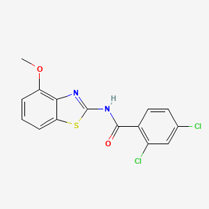 2,4-dichloro-N-(4-methoxy-1,3-benzothiazol-2-yl)benzamide