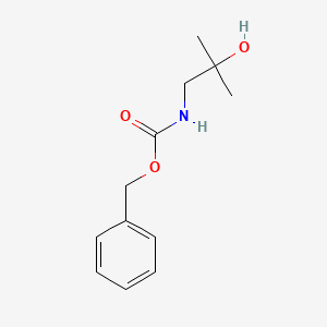 molecular formula C12H17NO3 B2851002 benzyl N-(2-hydroxy-2-methylpropyl)carbamate CAS No. 1215343-52-4