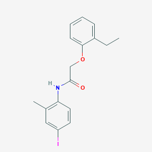 molecular formula C17H18INO2 B285113 2-(2-ethylphenoxy)-N-(4-iodo-2-methylphenyl)acetamide 