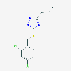 molecular formula C12H13Cl2N3S B285116 5-(2,4-Dichloro-benzylsulfanyl)-3-propyl-1H-[1,2,4]triazole 