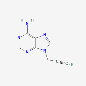 molecular formula C8H7N5 B2851178 9-(prop-2-yn-1-yl)-9H-purin-6-amine CAS No. 148238-36-2