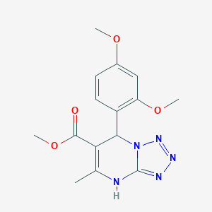molecular formula C15H17N5O4 B285121 Methyl 7-(2,4-dimethoxyphenyl)-5-methyl-4,7-dihydrotetrazolo[1,5-a]pyrimidine-6-carboxylate 